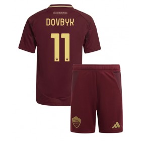 Dětské fotbalový komplet AS Roma Artem Dovbyk #11 Domácí košile 2024-25 Krátkým Rukávem